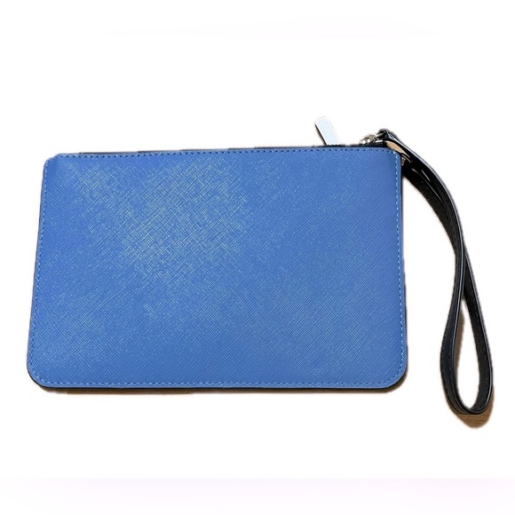 Kate Spade Laurel Way Tinie Tile Blue / Cement White / Black - Picture 5 of 6